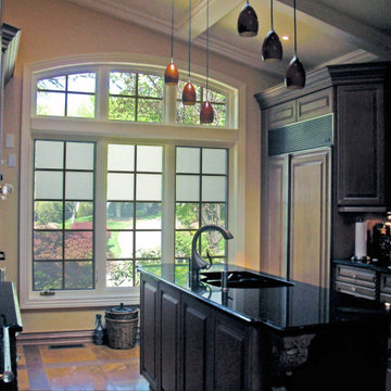 Segmented Arch Top Windows with Electronic Glass