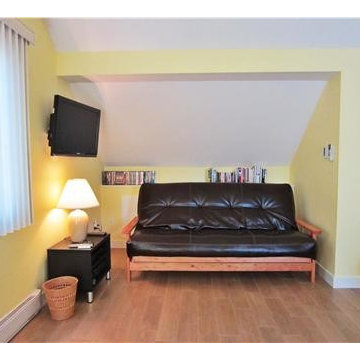 Futon Sofa Bed Set Package with Frame, Mattress, & Cover