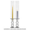 Glass Chimney Shade Hurricane Candle Holder Tube, 3"x16", Set of 12