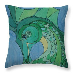 Seahorse - pillow - Decorative Pillows