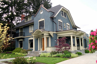 Home design - eclectic home design idea in Portland