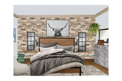 Urban bedroom photo in Columbus