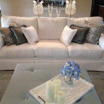 "Transitional meets Elegant" - Living room