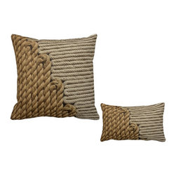 Rope Print Custom Pillow Design - Decorative Pillows