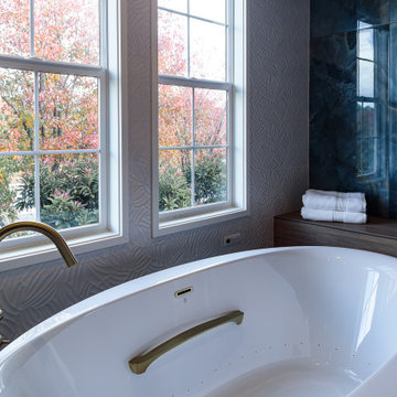 Award Winning - Dramatic California Modern Primary Bathroom