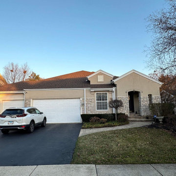 SUNSET BROWN - Front Street View & Elevation