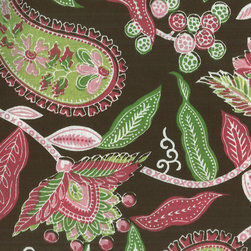 ROTH & TOMPKINS TEXTILES - Addison Fabric, Chocolate, 54''x36'' - Upholstery Fabric