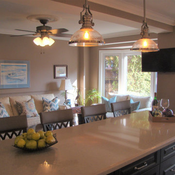 Kitchen wall removal to introduce Island