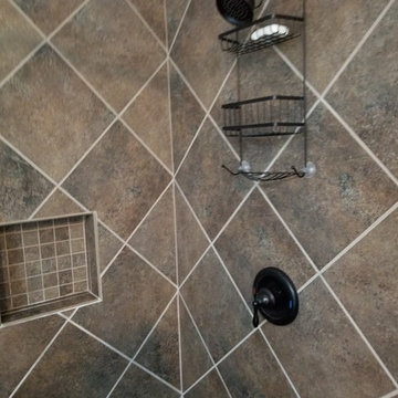 Rustic-Chic Bathroom Shower