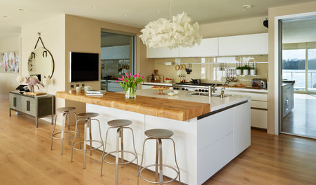 Kitchen of the Week: A Sleek White Kitchen With a Surprising Twist