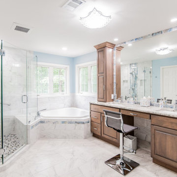 Transitional Master Bath Renovation in Manassas, VA