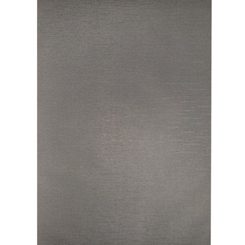 Plain Contemporary gray faux silk fabric textured modern wallpaper loft design, Roll 21 Inc X 33 Ft