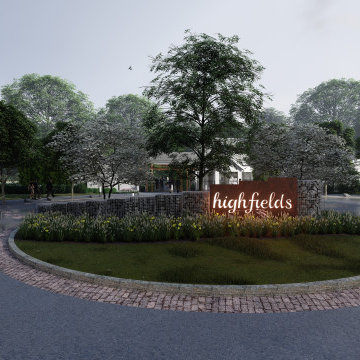 Event Center Corten Signage