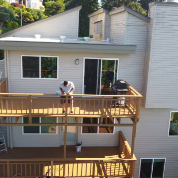 Exterior Painting of House in Bellevue, WA by Local Painters