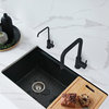 STYLISH Single Handle Stainless Steel Matte Black Drinking Water Kitchen Faucet