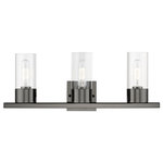 Livex Lighting Inc. - 1 Light Black Chrome Crystal Single Sconce - Clear faceted crystal makes an elegant appearance in this black chrome single sconce. The Rotterdam sconce is small and attractive, and will make just as dazzling an impression when used in multiples as it will when used alone.