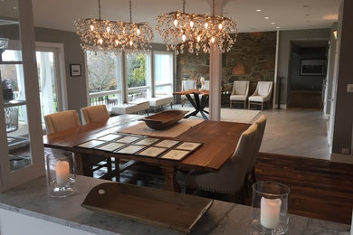 Example of an eclectic dining room design in DC Metro