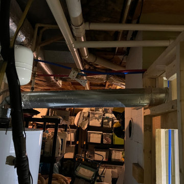 Turn closet into half bath