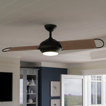 Luxury Modern Ceiling Fan, Architectural Bronze, UHP9081, Rockport Collection