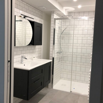 Appartement 80M2 Noir &Blanc