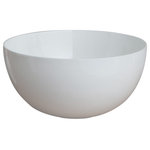 Alice Ceramica - Unica Round Vessel Sink, 40 cm - The Unica Round Vessel Sink is characterised by its essential design. Made by hand central Italy's hilly Tuscia region, the small vessel sink combines a harmonious shape and perfect proportions for a timeless look. A young company who pride themselves on creativity and ambition, Alice Ceramica crafts all their products in the hills north of Rome.