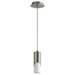 Oxygen Lighting - Ellipse 9" Mini-Pendant, Satin Nickel - Stylish and bold. Make an illuminating statement with this fixture. An ideal lighting fixture for your home.