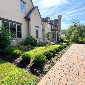 French Country Garden Design in Bethesda, Maryland