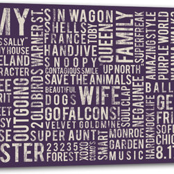 Canvas word art collection by Geezees - Products