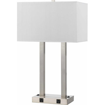 Metal Desk Lamp - White