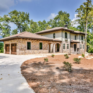 New, custom, Bergeron-built Tuscan style home with Mediterranean influences!