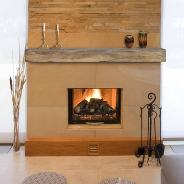 Pearl Mantels Shenandoah 60" Mantel Shelf in Dune Finish