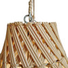 Raw Rattan Bottle Lantern Small