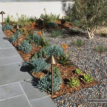 Contemporary Landscape and Exterior Remodel in Kentfield, CA