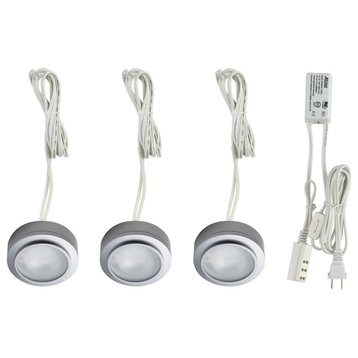 Elk Zee-Puk 3-LT Kit/Xenon Lamps, Transf/Cord/Plug, Frosted/SS