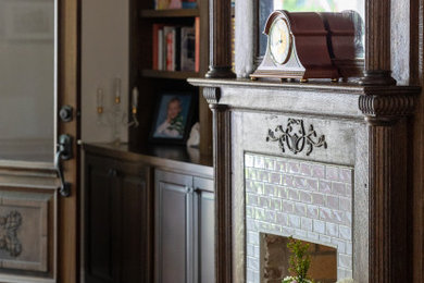 Living room - victorian living room idea in Atlanta