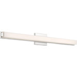 Nuvo Lighting - Contemporary Slick LED 36" Vanity In Polished Nickel Finish - Slick LED 36" Vanity Fixture - Polished Nickel Finish