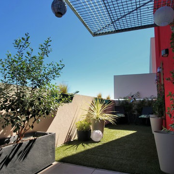 Une terrasse en ville de 25m2