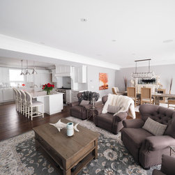 Logs End Wide Plank Engineered Walnut Flooring - Dunrobin, Ontario - Engineered Wood Flooring