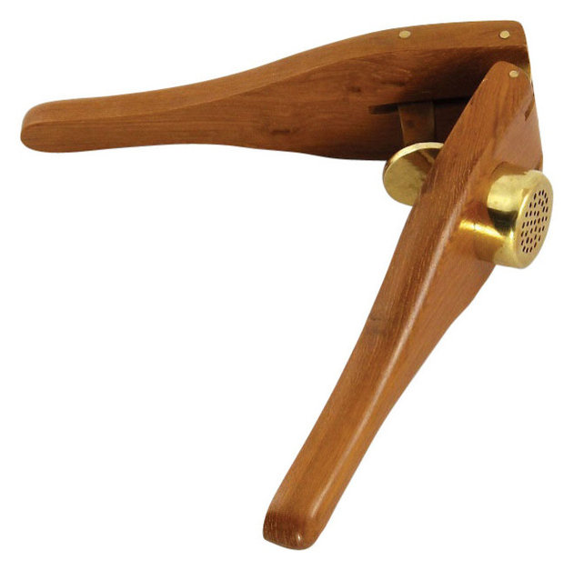 EcoTeak Wood Garlic Press Farmhouse Garlic Presses by