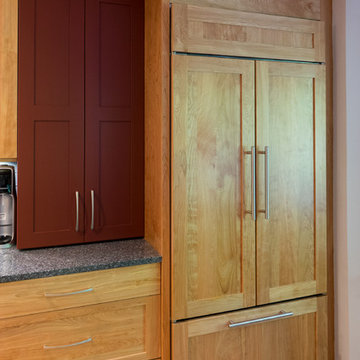Colorful Transitional Kitchen That Pops