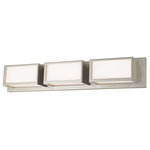 Livex Lighting - Livex Lighting 10133-91 Sutter - 23.75" 24W 3 LED ADA Bath Vanity - Reinvigorate any bathroom with the contemporary flSutter 23.75" 24W 3  Brushed Nickel Satin *UL Approved: YES Energy Star Qualified: n/a ADA Certified: YES  *Number of Lights: Lamp: 3-*Wattage:8w LED bulb(s) *Bulb Included:Yes *Bulb Type:LED *Finish Type:Brushed Nickel