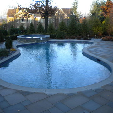 Gunite Pool with Bluestone Deck and Coping