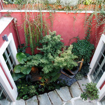 Un patio a tema