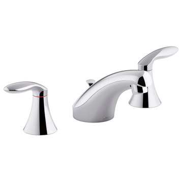 Kohler K-15261-4RA Coralais Widespread Bathroom Faucet - Polished Chrome