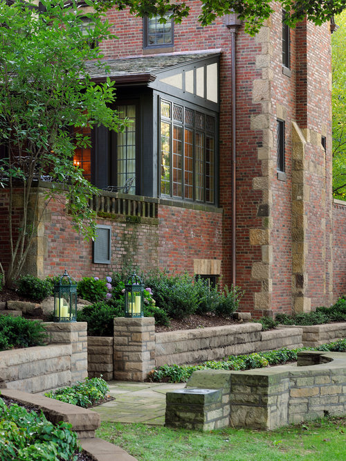 Multi-Colored Brick Home Design Ideas, Pictures, Remodel and Decor