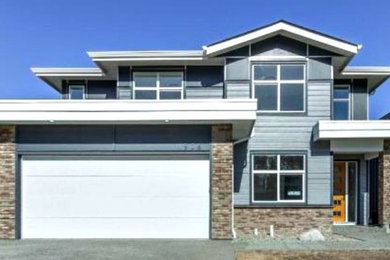 Inspiration for a transitional exterior home remodel in Other