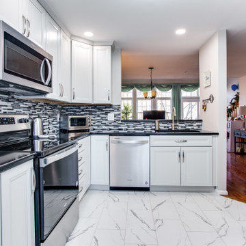 Transitional Kitchen & Bar Design Germantown, MD