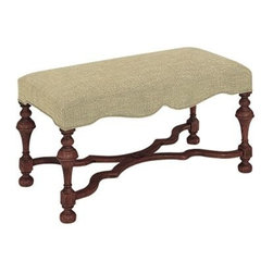 Hickory Chair Ottomans and Benches - Indoor Benches