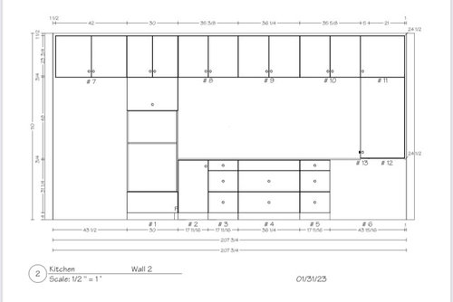 Kitchen cabinet shop drawings. What do you think?