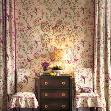 Summer Palace Cranberry Fabric